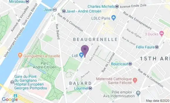 Localisation LCL Agence de Paris Saint Charles