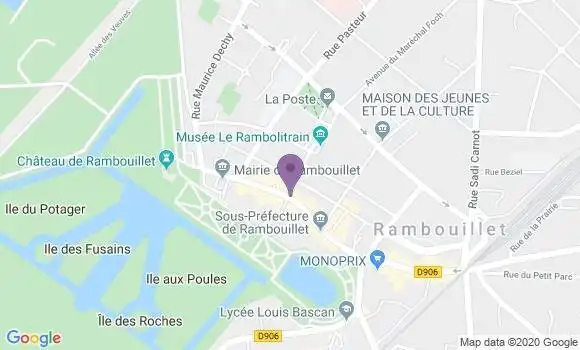 Localisation LCL Agence de Rambouillet