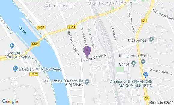Localisation LCL Agence d