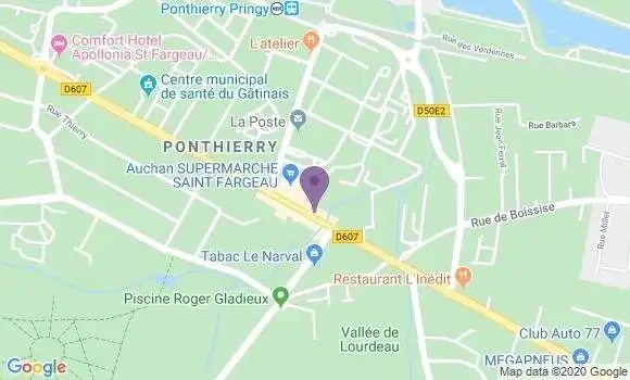 Localisation LCL Agence de Saint Fargeau Ponthierry