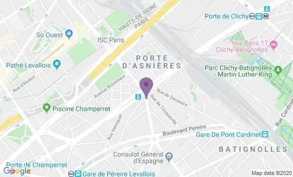 Localisation LCL Agence de Paris Tocqueville