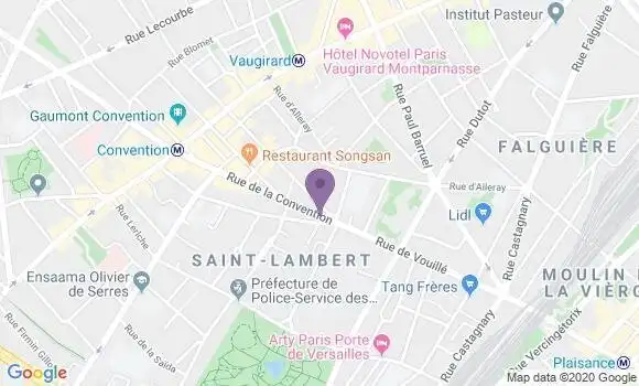 Localisation LCL Agence de Paris Charles Vallin