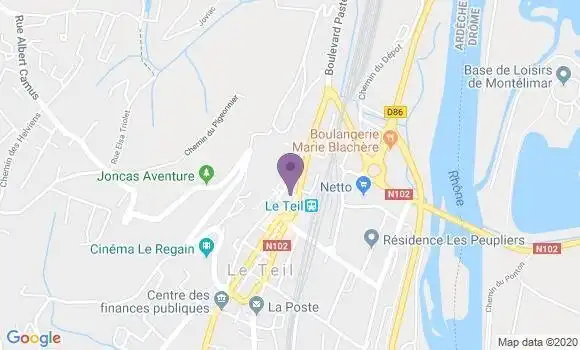 Localisation LCL Agence de Le Teil