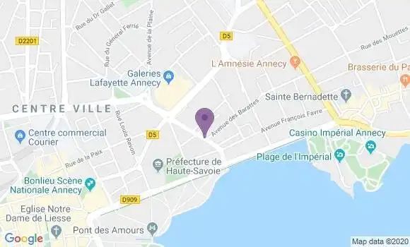 Localisation LCL Agence d