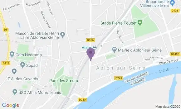 Localisation LCL Agence d