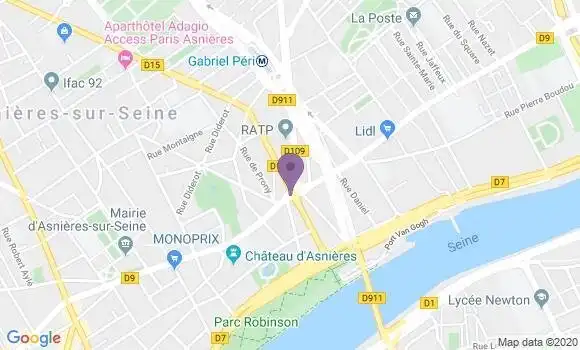 Localisation LCL Agence d
