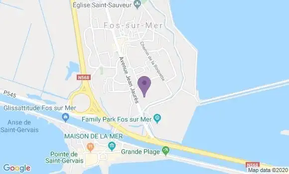 Localisation LCL Agence de Fos sur Mer