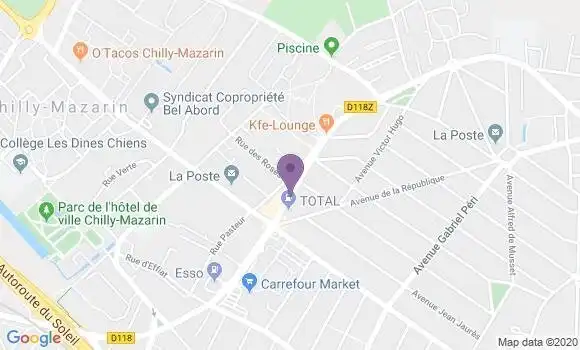 Localisation LCL Agence de Chilly Mazarin Habita