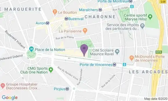 Localisation LCL Agence de Paris Cours de Vincennes