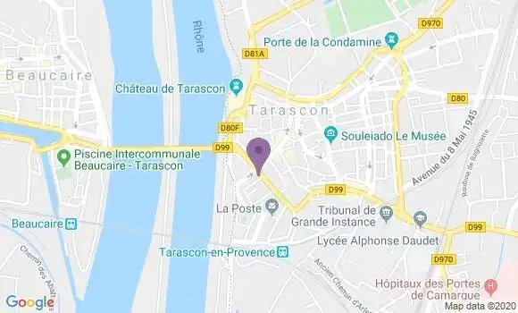 Localisation LCL Agence de Tarascon