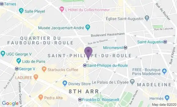 Localisation LCL Agence de Paris la Boetie