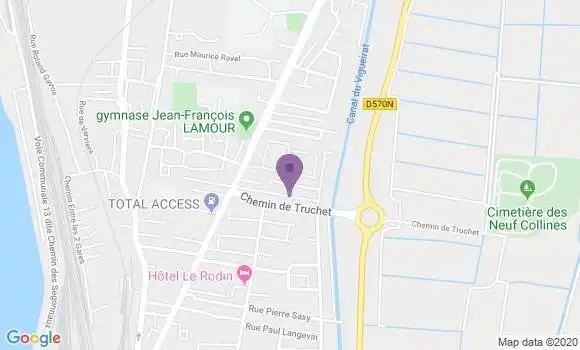 Localisation LCL Agence d