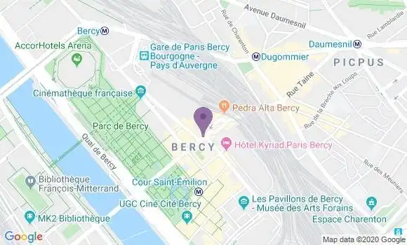 Localisation LCL Agence de Paris Lachambeaudie
