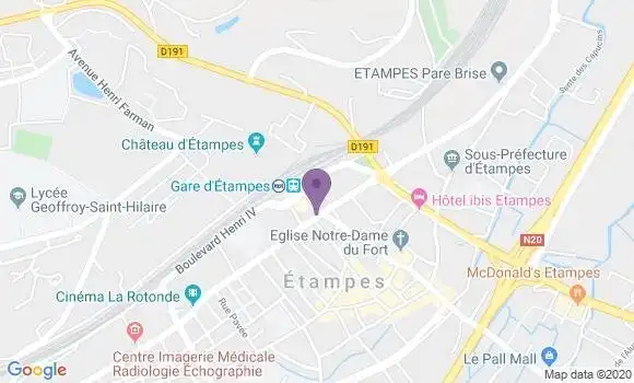 Localisation LCL Agence d
