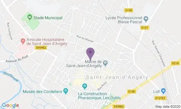 Localisation LCL Agence de Saint Jean d