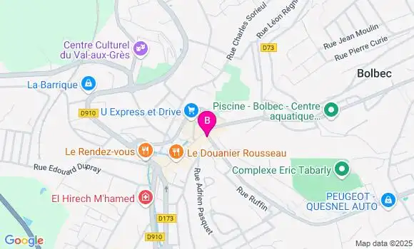 Localisation LCL Agence de Bolbec