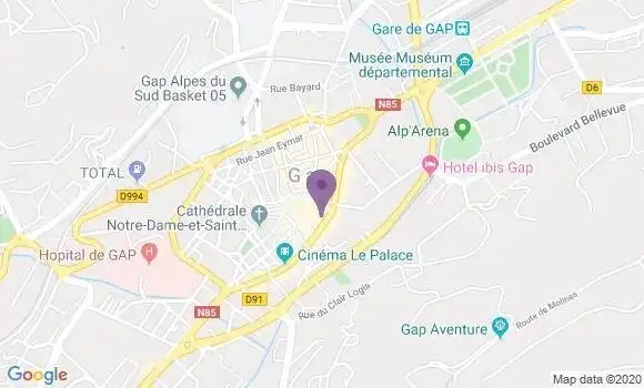Localisation LCL Agence de Gap