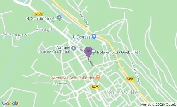 Localisation LCL Agence de Guebwiller