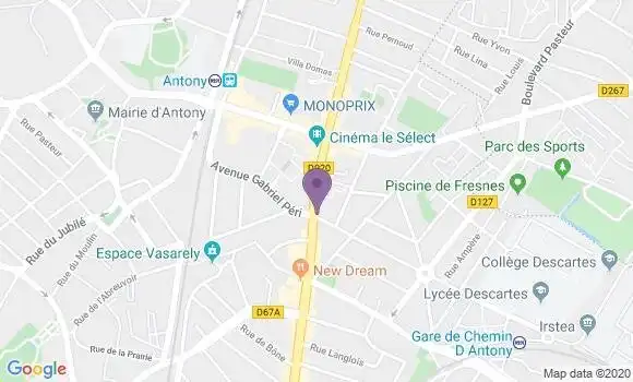 Localisation LCL Agence d