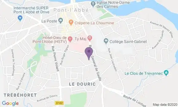 Localisation LCL Agence de Pont l