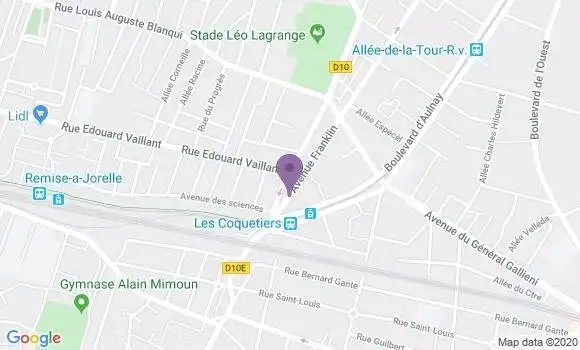 Localisation LCL Agence de Villemomble Coquetier