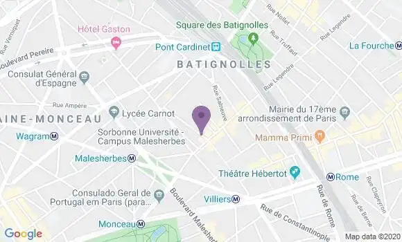 Localisation LCL Agence de Paris Levis