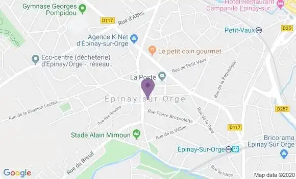 Localisation LCL Agence d
