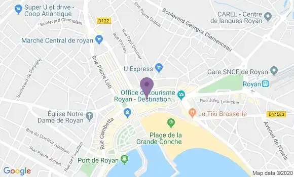 Localisation LCL Agence de Royan