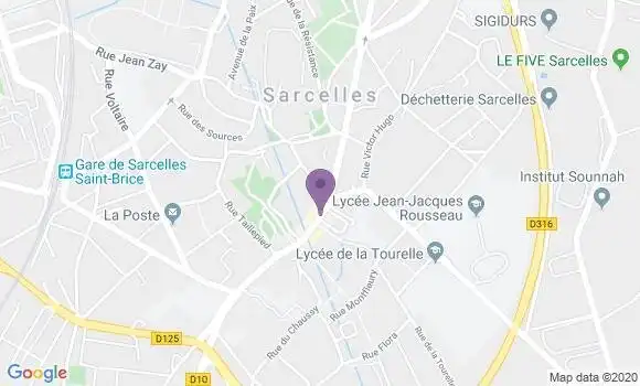 Localisation LCL Agence de Sarcelles Village