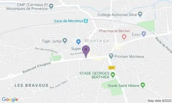 Localisation LCL Agence de Monteux