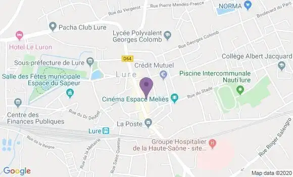 Localisation Société Générale Agence de Lure