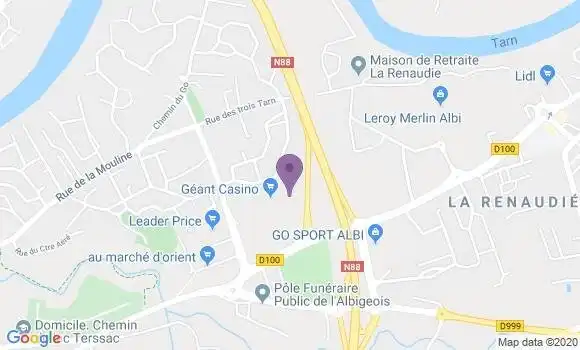 Localisation Société Générale Agence d