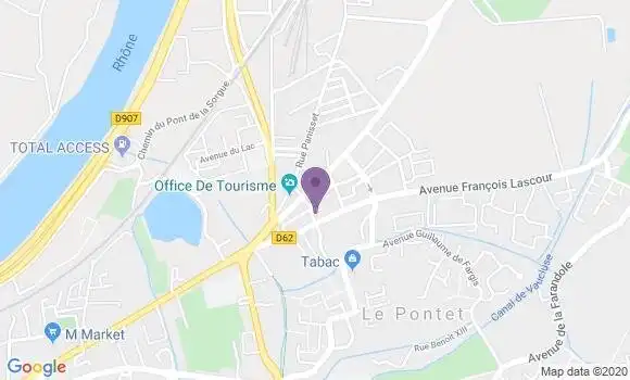Localisation Société Générale Agence de Le Pontet