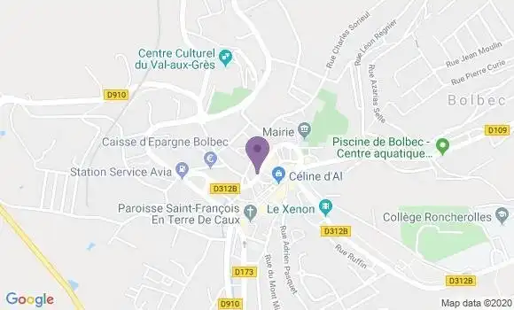 Localisation Société Générale Agence de Bolbec
