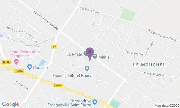 Localisation Société Générale Agence de Franqueville Saint Pierre