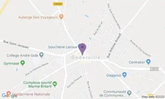 Localisation Société Générale Agence de Goderville