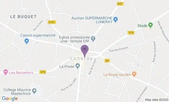 Localisation Société Générale Agence de Luneray