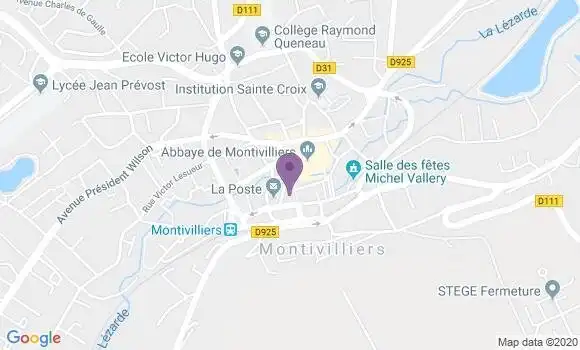 Localisation Société Générale Agence de Montivilliers