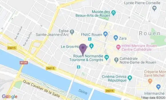 Localisation Société Générale Agence de Rouen