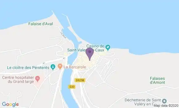 Localisation Société Générale Agence de Saint Valéry en Caux