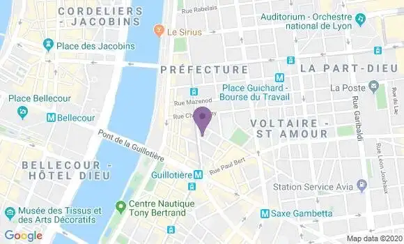Localisation Société Générale Agence de Lyon Liberté