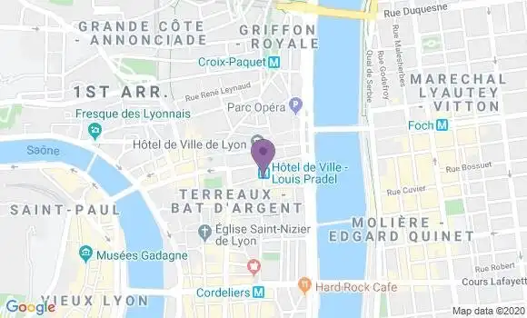 Localisation Société Générale Agence de Lyon Ouest