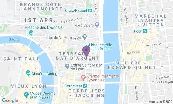 Localisation Société Générale Agence de Lyon République
