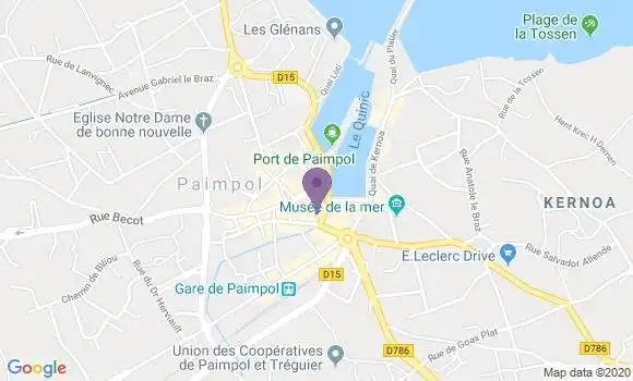 Localisation Société Générale Agence de Paimpol
