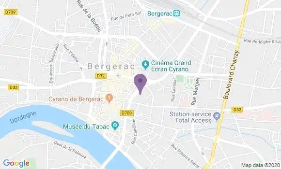 Localisation Société Générale Agence de Bergerac