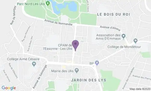 Localisation Société Générale Agence de Les Ulis