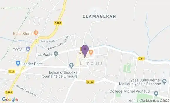Localisation Société Générale Agence de Limours