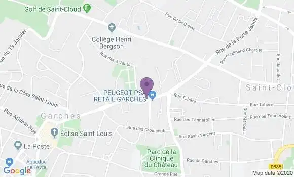 Localisation Société Générale Agence de Garches la Verboise