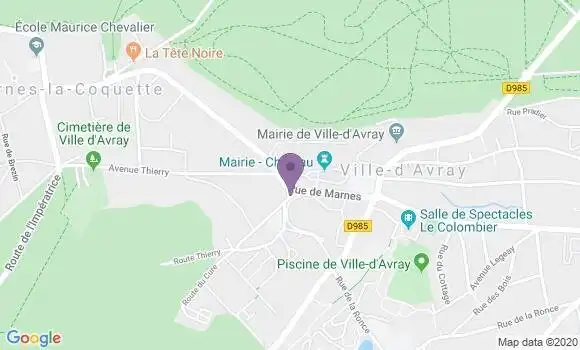 Localisation Société Générale Agence de Ville d