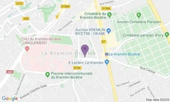 Localisation Société Générale Agence de Le Kremlin Bicêtre